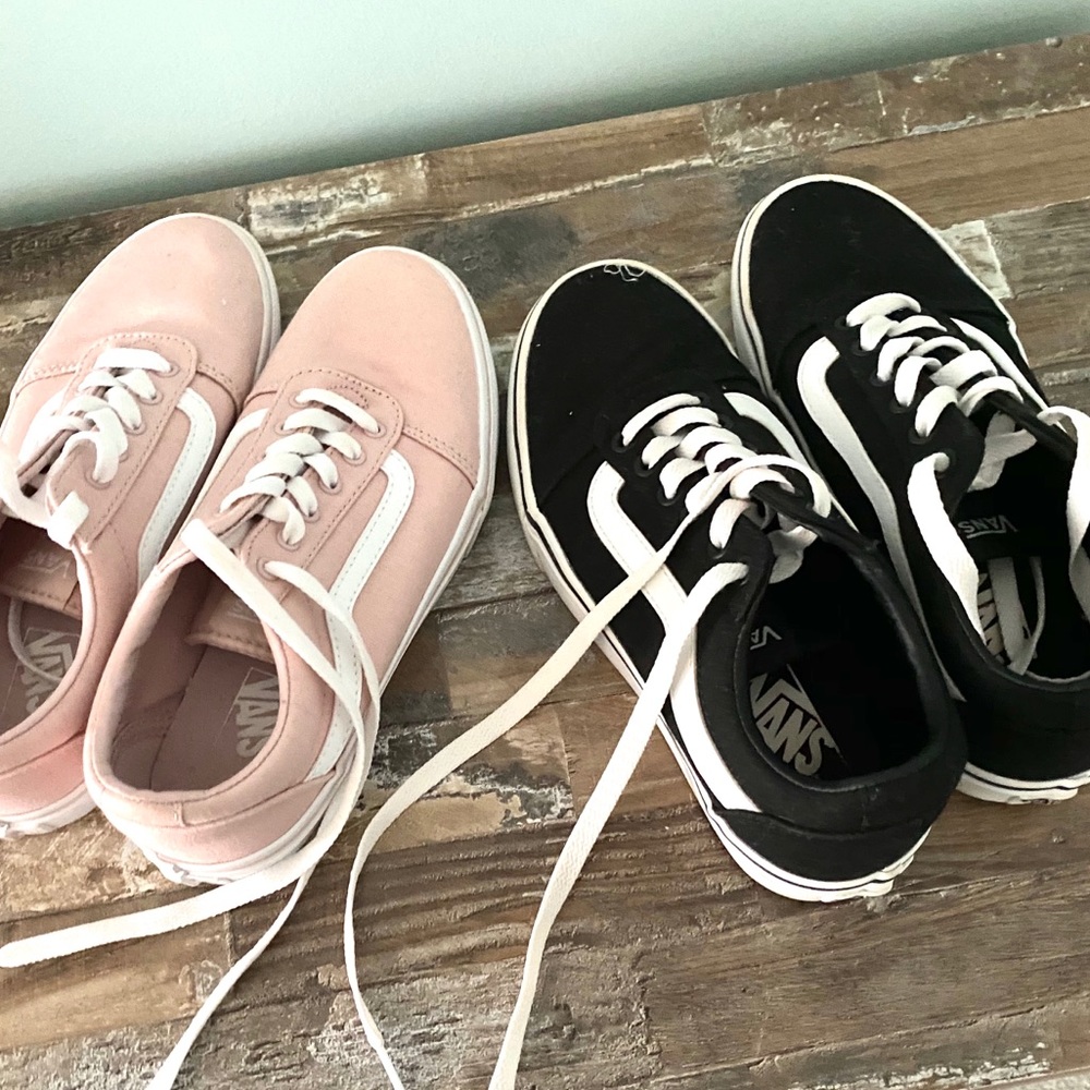 Two Pairs of Vans Old Skools
